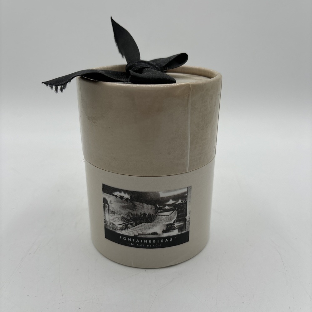 Fontainebleau Miami Beach Hotel Scented Candle with Case Never Used